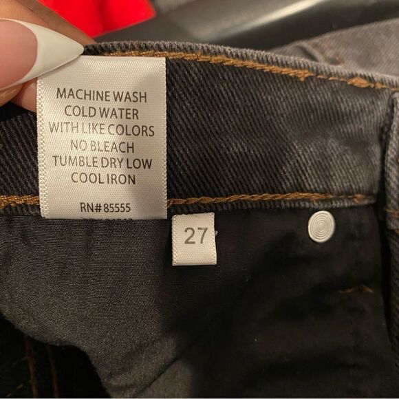 PISTOLA Rumi High Rise Cut Off Distressed Mini Skirt Size 27 - Picture 8 of 8